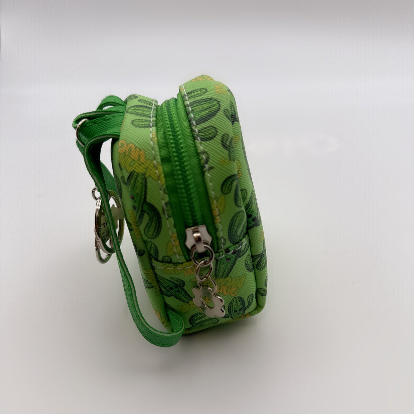Mini Cactus Backpack Coin Pouch Keychain
