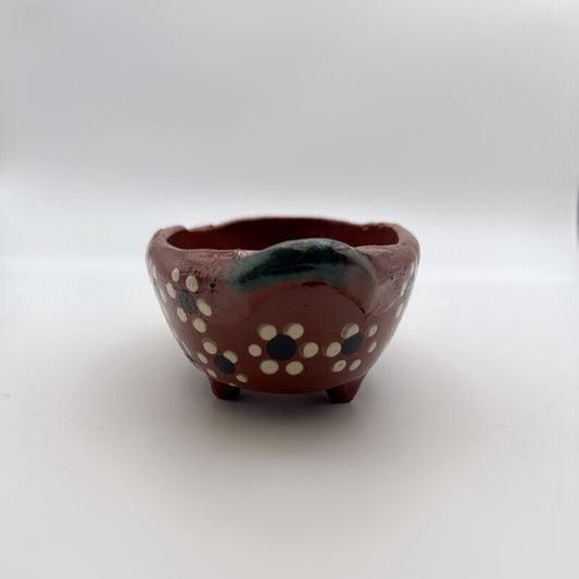 Hand-Painted Ceramic Pig Bowl