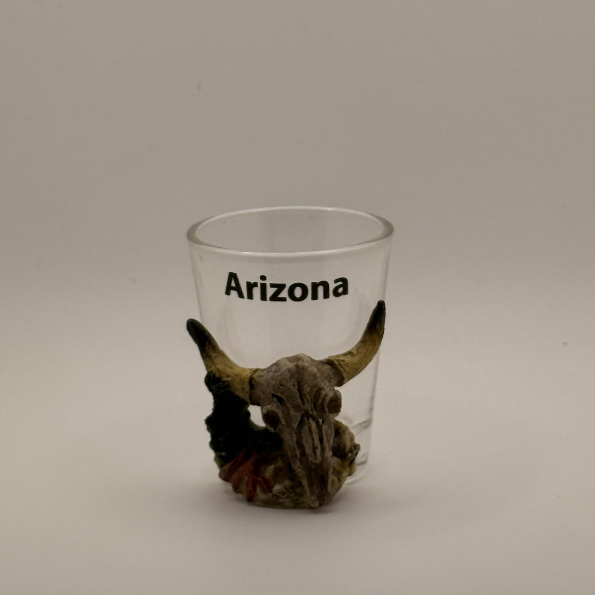Arizona 3D Steer Skull Shot Glass