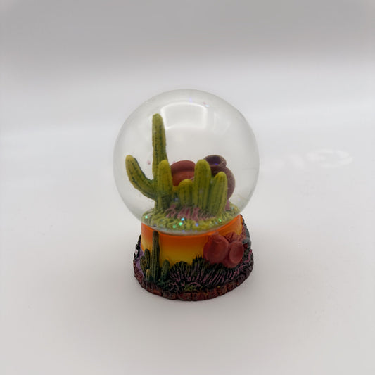 Arizona Desert Cactus Water Globe