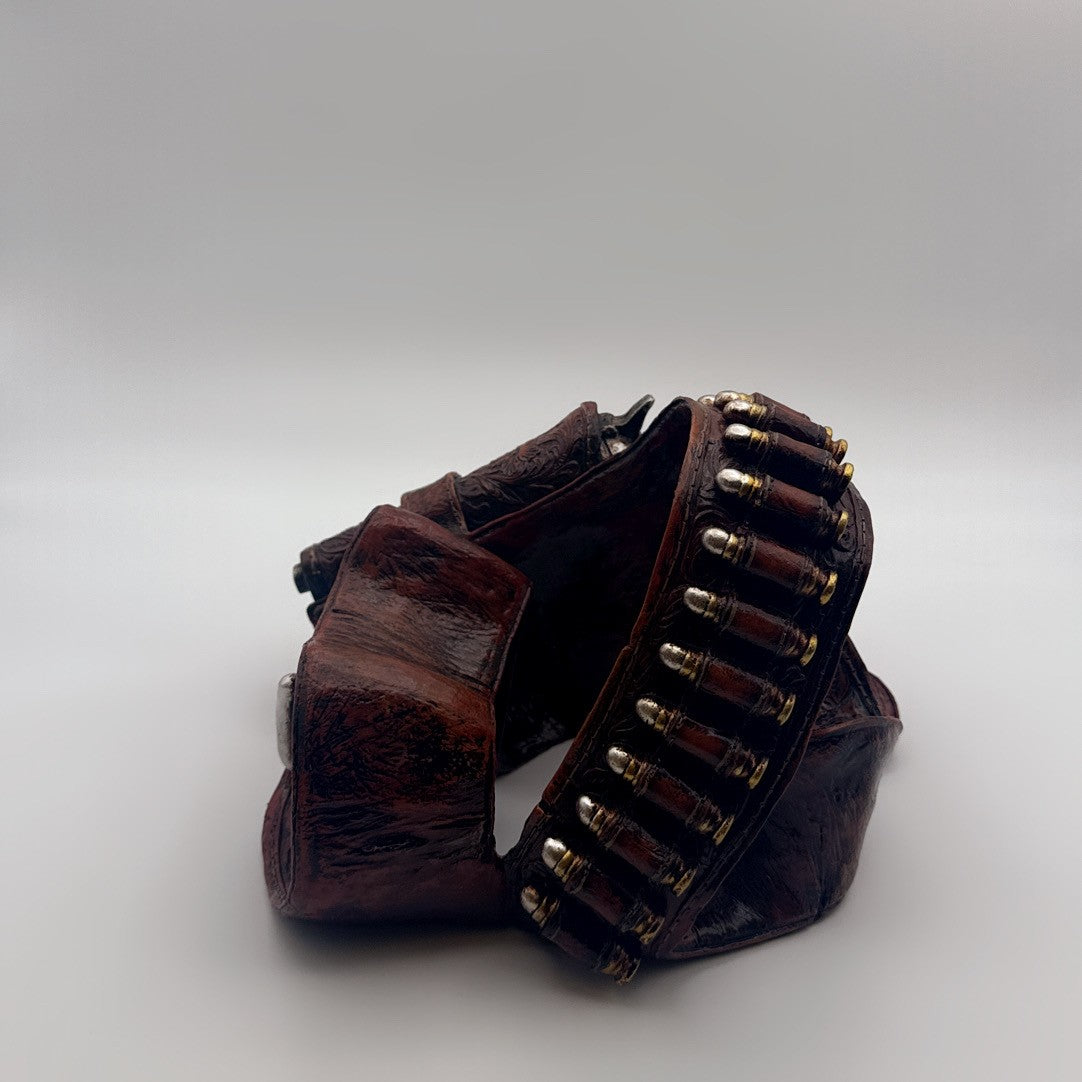 Western Gun Belt & Holster Wine Bottle Holder