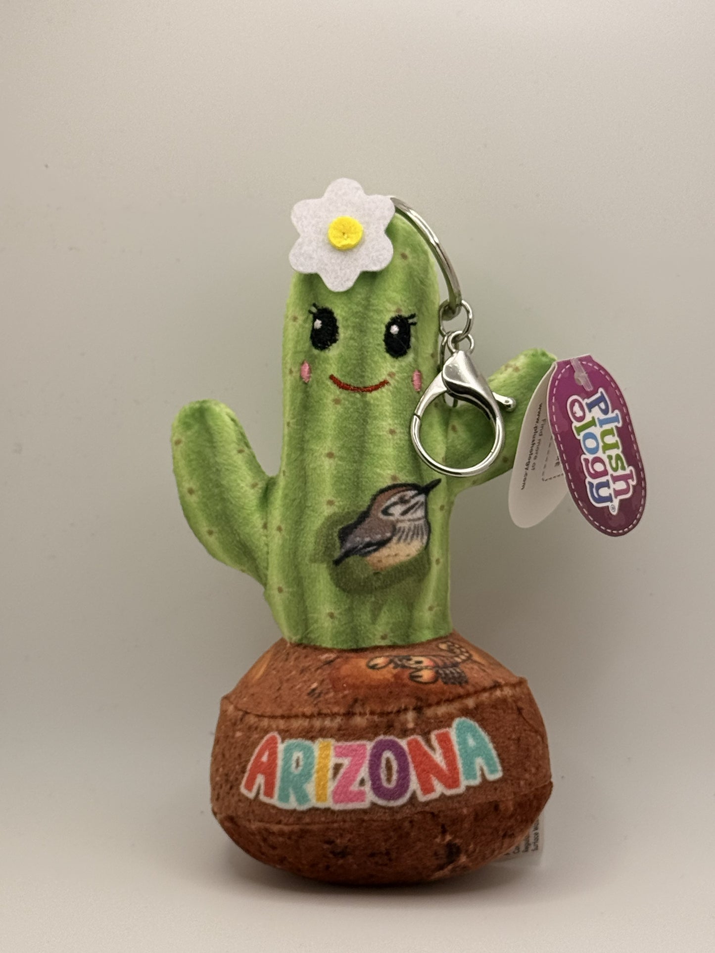 Arizona Cactus Plush Keychain