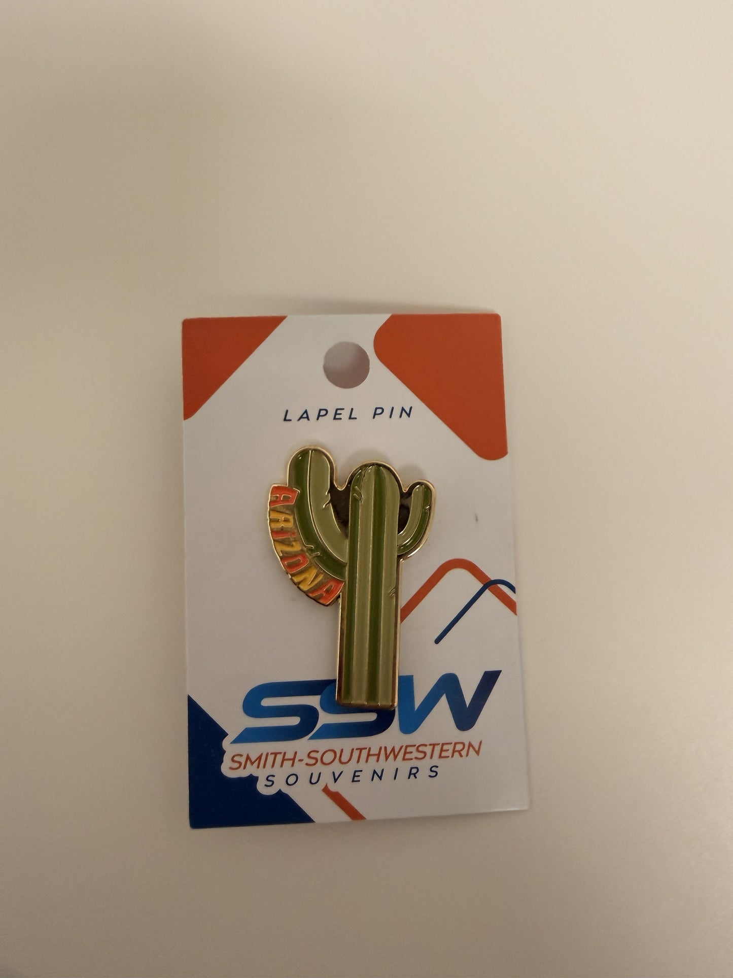 Arizona Saguaro Cactus Lapel Pin
