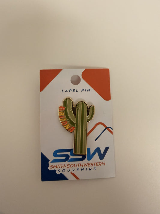 Arizona Saguaro Cactus Lapel Pin