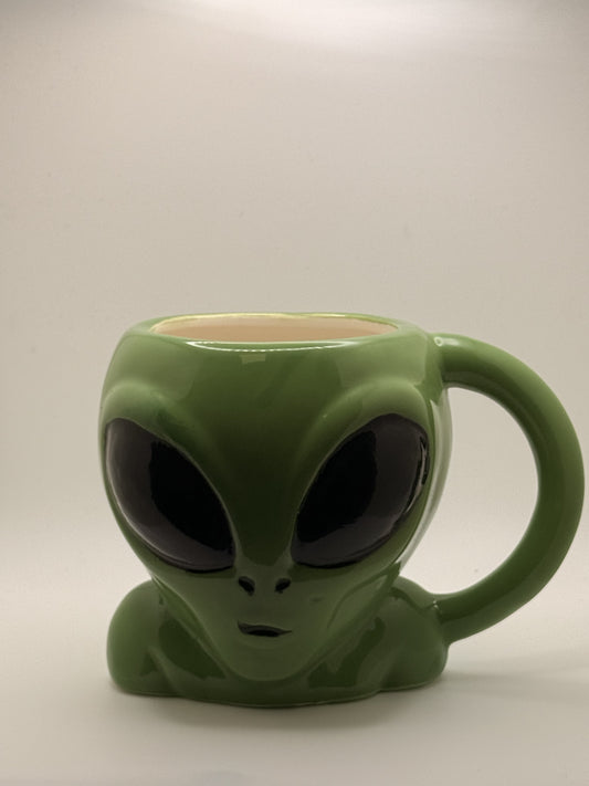 Alien Head Ceramic Mug