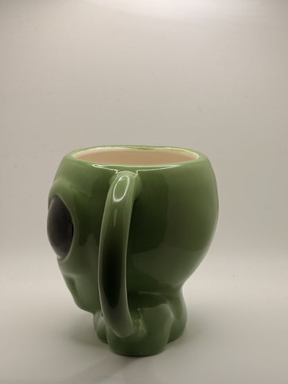 Alien Head Ceramic Mug