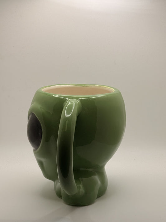Alien Head Ceramic Mug