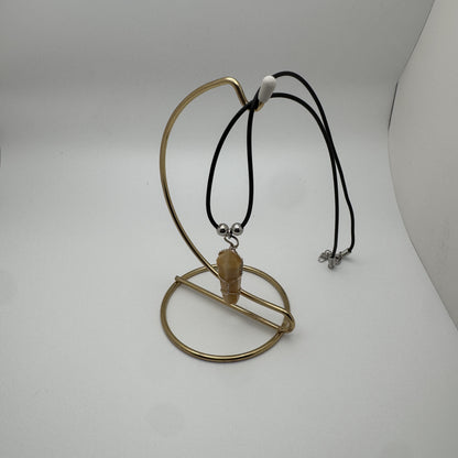Western Woods Natural Stone Point Pendant Necklace