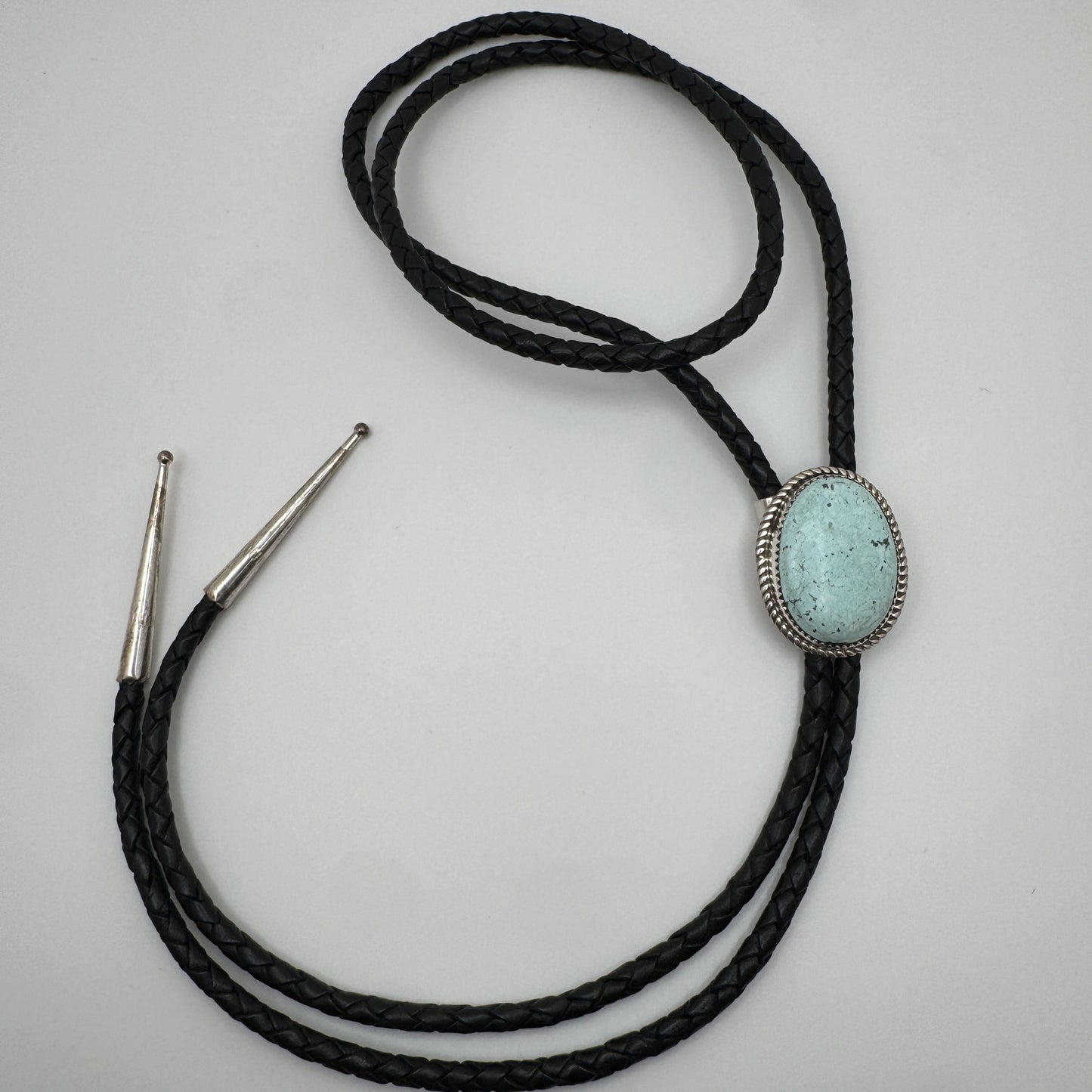 Turquoise Stone Western Bolo Tie