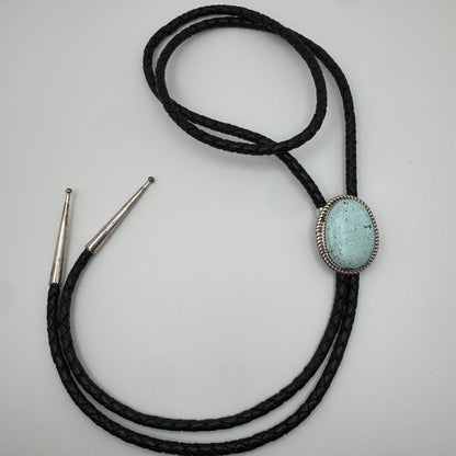 Turquoise Stone Western Bolo Tie