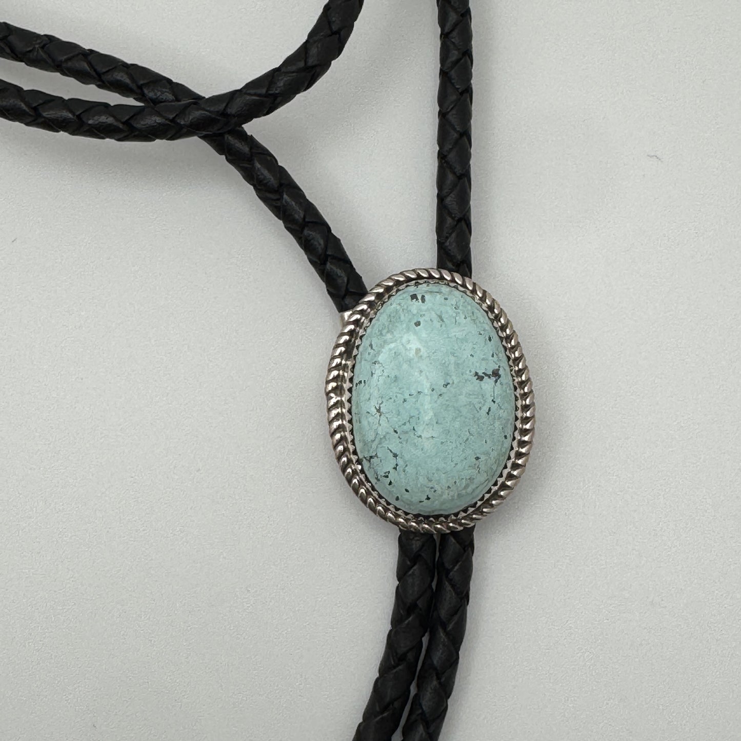 Turquoise Stone Western Bolo Tie