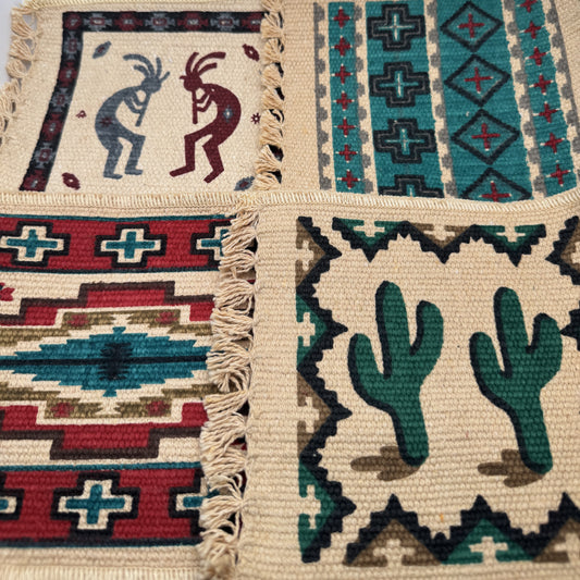 Southwestern Woven Coaster (Variety of Designs)