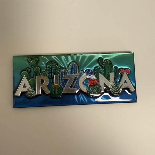 Arizona 3D Cactus Garden Magnet