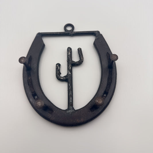 Horseshoe Cactus Wall Hook