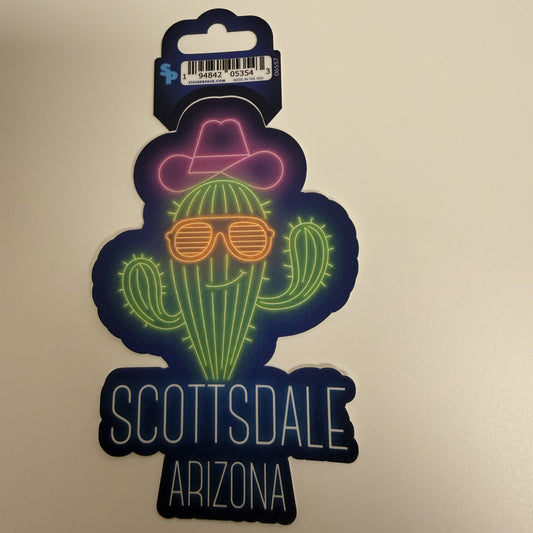 Neon Cactus Scottsdale Arizona Sticker