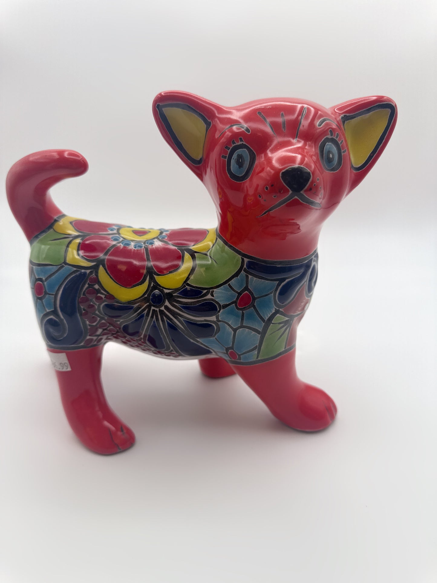Talavera Chihuahua Ceramic Figurine