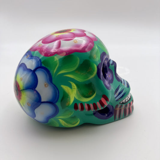 Hand-Painted Ceramic Calavera Skull