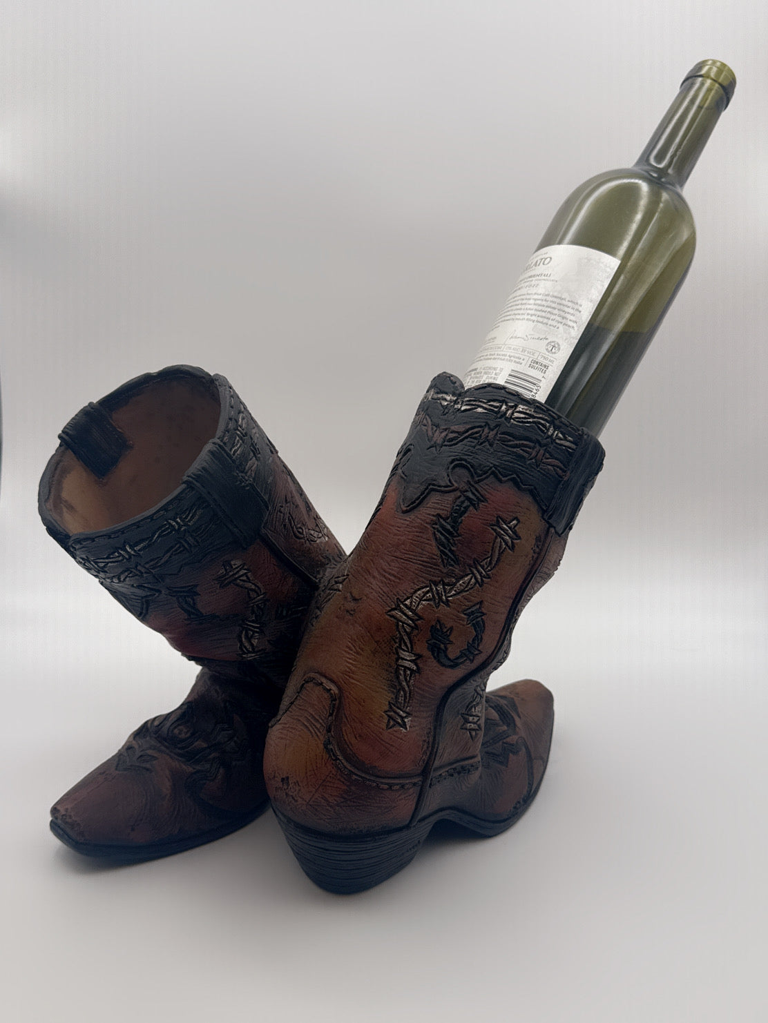 Cowboy Boots Wine Bottle Holder