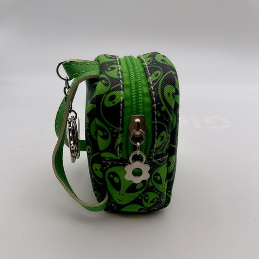 Mini Alien Backpack Coin Pouch Keychain