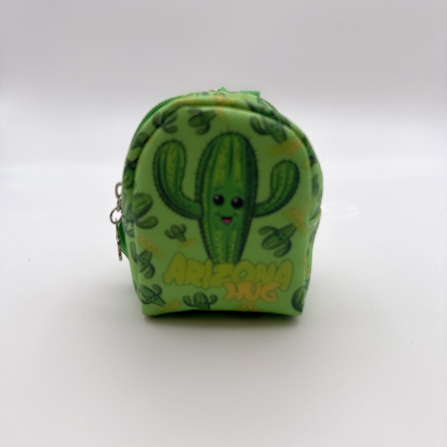 Mini Cactus Backpack Coin Pouch Keychain
