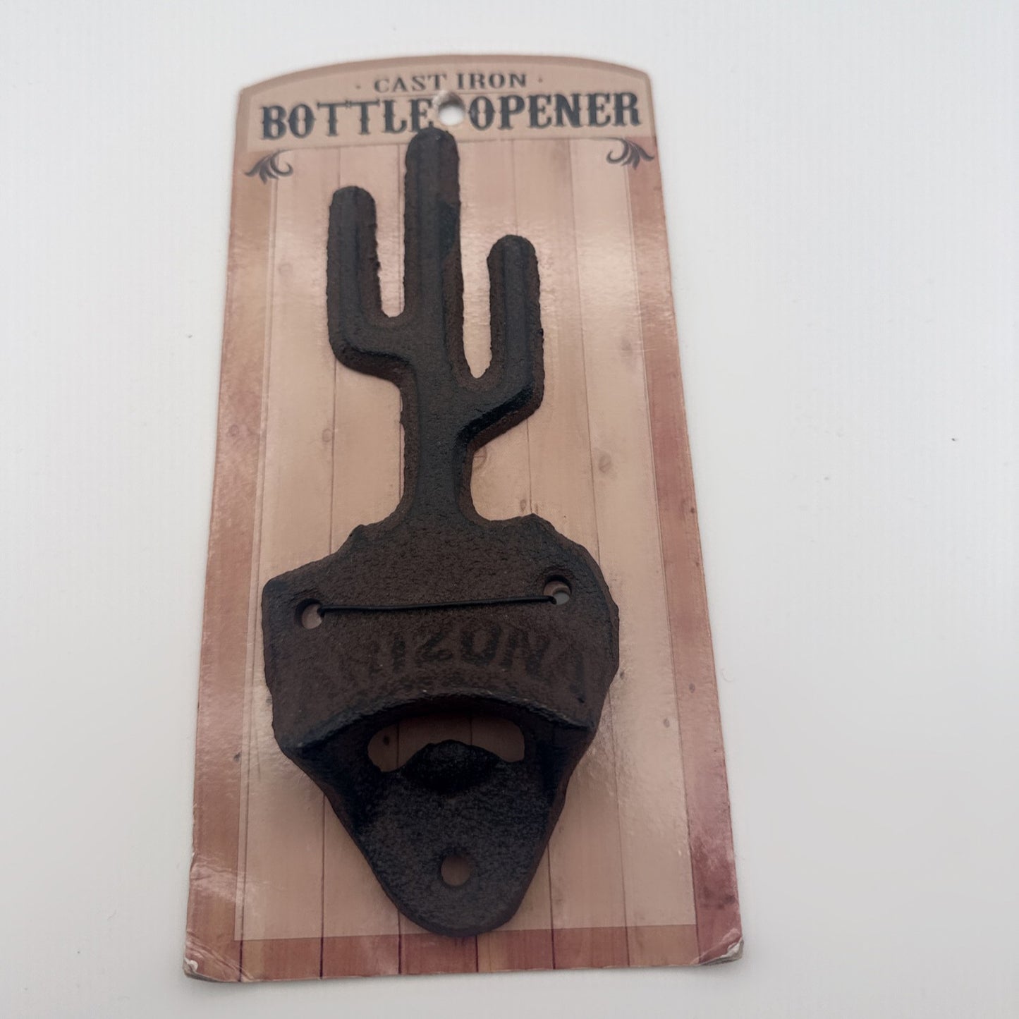 Cast Iron Cactus Wall-Mount Bottle Opener