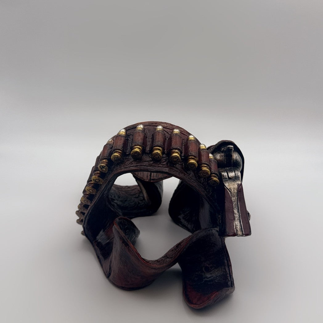 Western Gun Belt & Holster Wine Bottle Holder