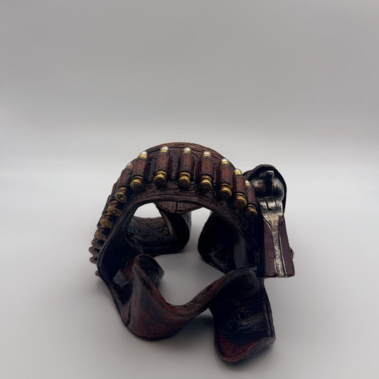 Western Gun Belt & Holster Wine Bottle Holder